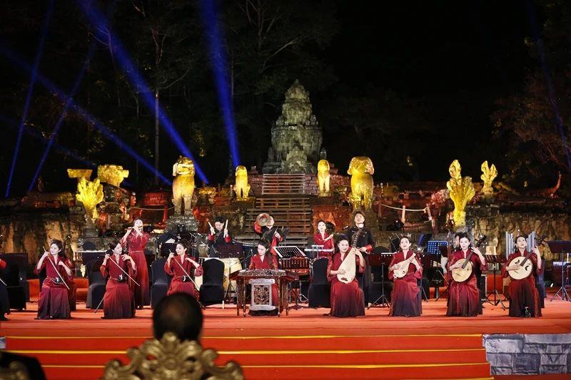 2024年1月13日，在柬埔寨暹粒舉行的“中柬人文交流年”啟動儀式。