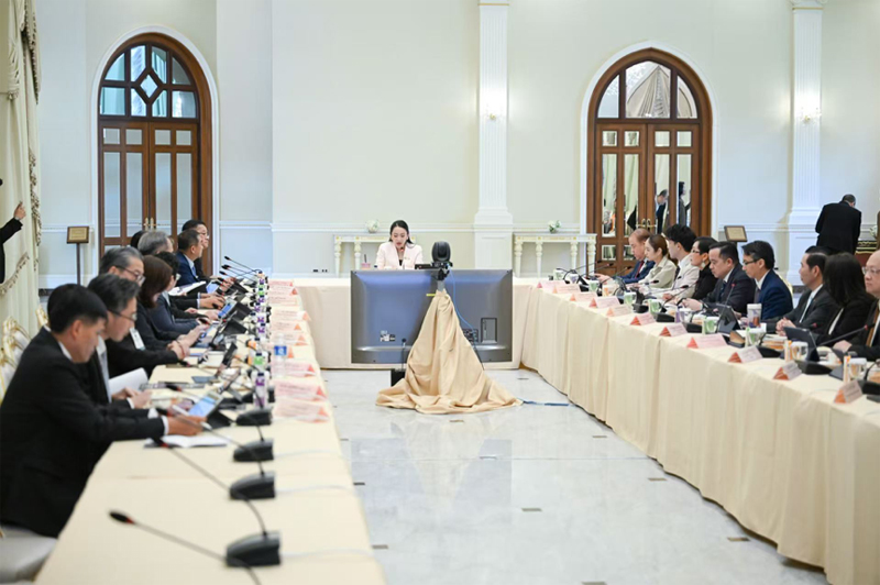 會(huì)議現(xiàn)場。泰國總理府供圖