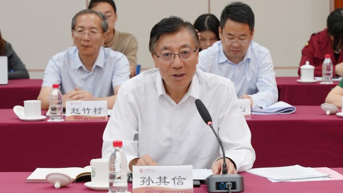 中國工程院院士、中國農(nóng)業(yè)大學(xué)校長孫其信。校方供圖
