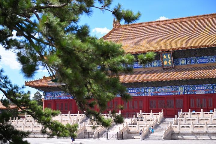 2023年7月8日拍攝的太廟享殿（也稱前殿）。